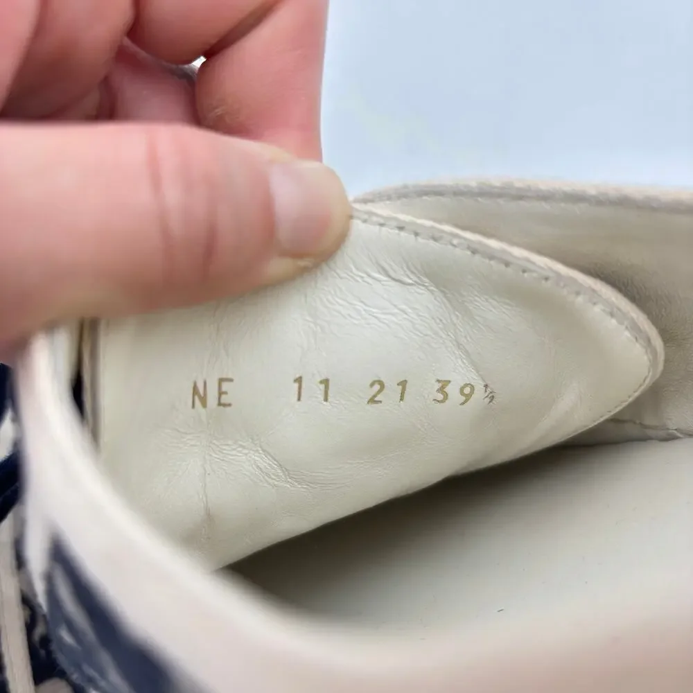 Christian Dior Walk'N' Dior Canvas Low Sneakers Men US 11.5 EU 45 Streetwear